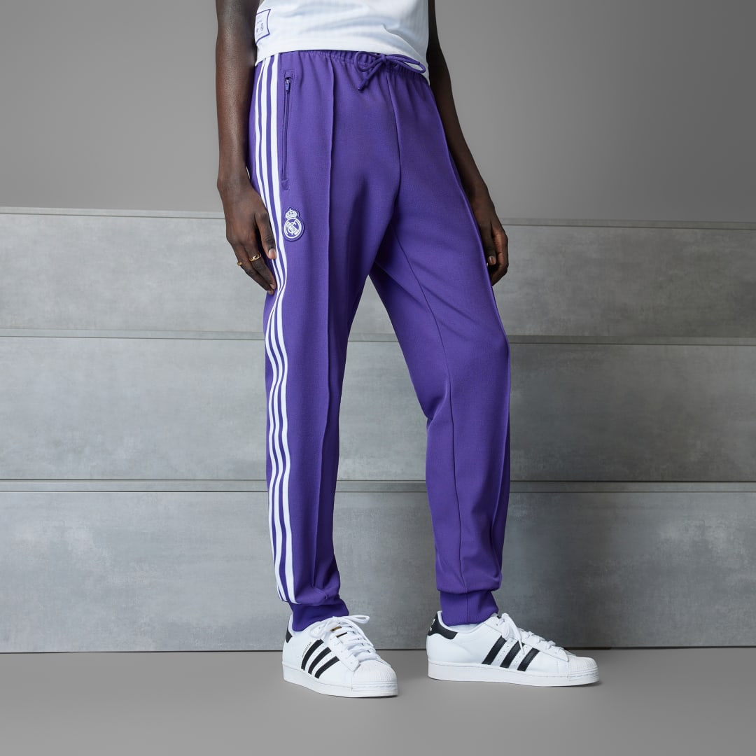 Träningsbyxor adidas Performance Real Madrid Terrace Icons Track Pants Purpur | JF2579, 0