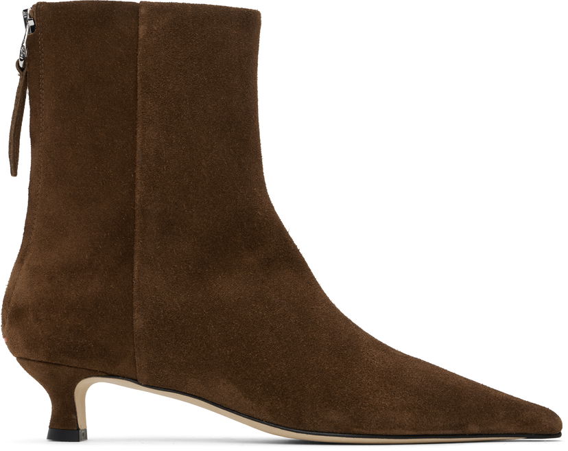 Kläder Aeyde Aeyde Zoe Suede Ankle Boots Brun | A11-AB-ZAZSS35KT-223-990-022