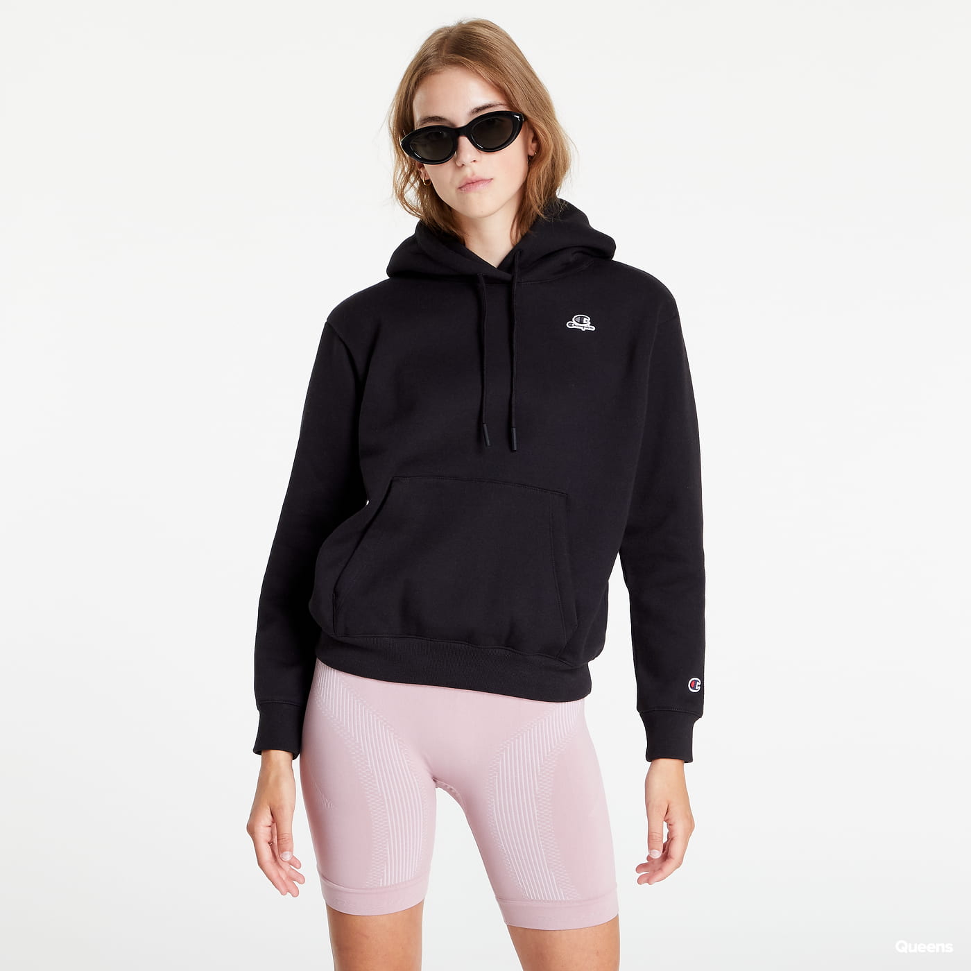 Sweatshirt Champion Hooded Sweatshirt Svart | 115479 CHA KK001, 0