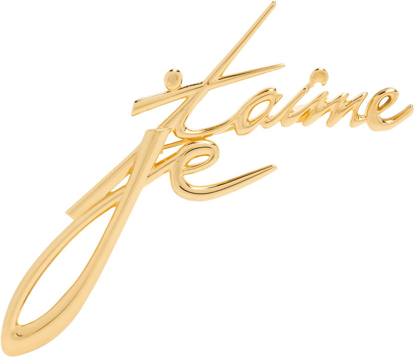 Pin Balmain Brass Brooch Metallisk | EN1XM469MBRA