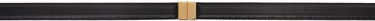 Bälten TOTEME TOTEME Slide Clasp Belt Svart | 251-WAM0033-LE0025, 0