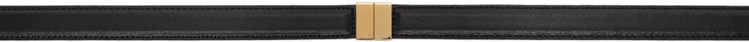 Bälten TOTEME TOTEME Slide Clasp Belt Svart | 251-WAM0033-LE0025