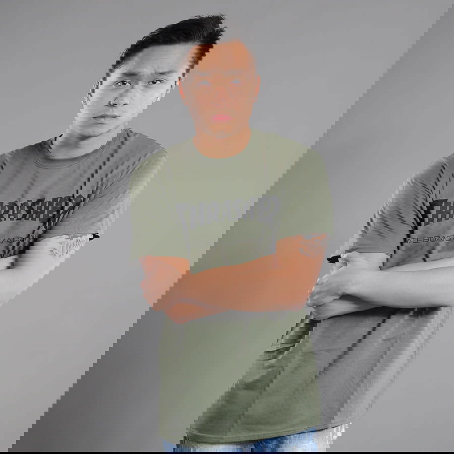 T-shirt Thrasher Skate Mag Grön | 017213, 0