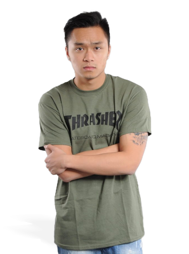 T-shirt Thrasher Skate Mag Grön | 017213