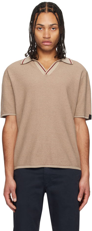 Polotröja rag & bone Rag & Bone Harvey Jonny Collar Polo Beige | MBS24H041BC41, 0