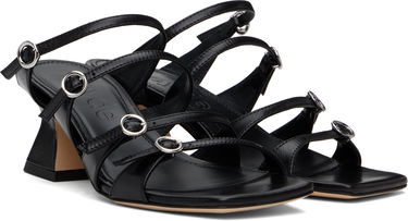 Klä Aeyde Aeyde Eanna Nappa Leather Heeled Sandals Svart | A11-HS-ARCS55TB151-SS25-800-007, 3