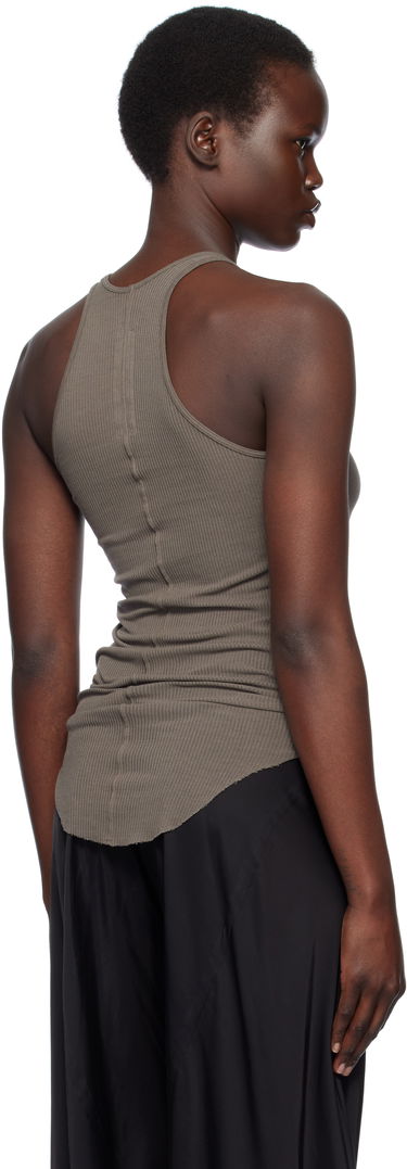 Linne Rick Owens Rick Owens Hollywood Basic Rib Tank Top Brun | RP01E7101 RC, 2
