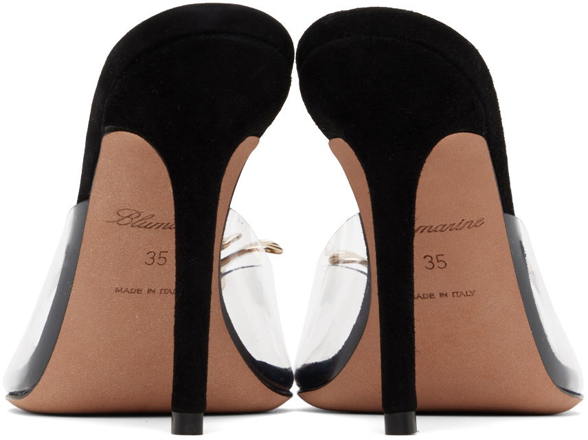 Tillbehör Blumarine Blumarine Dafne Heeled Mules Svart | 6A4555EX124S3403, 1