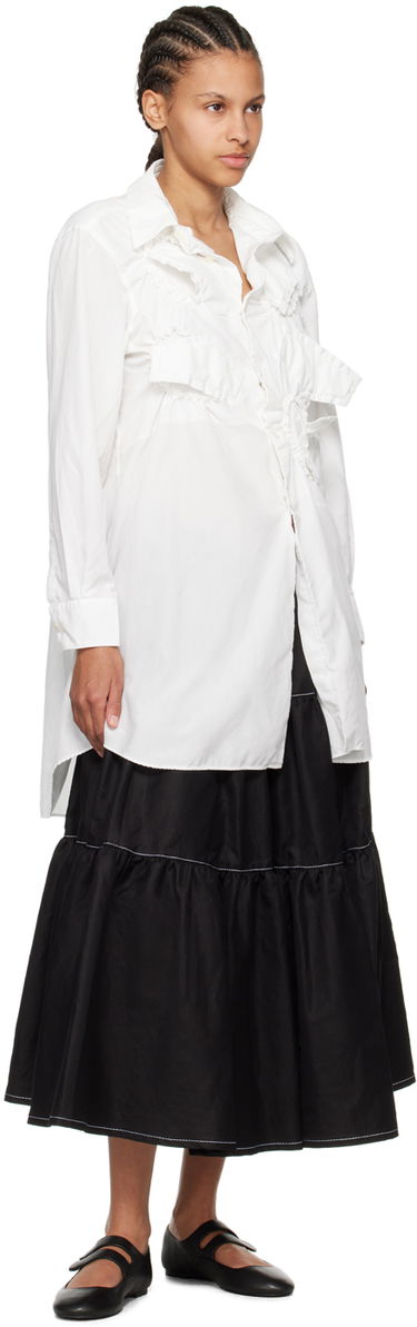 Kjol Comme des Garçons Comme Des Garçons Tiered Midi Skirt Svart | TM-S026-051, 3