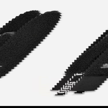 Handskar UGG Logo Tape Fleece Mittens Svart | 101099-BLK, 0