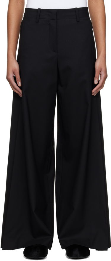 Byxor KENZO Kenzo Paris Wide-Leg Trousers Svart | FF52PA0999RA, 0