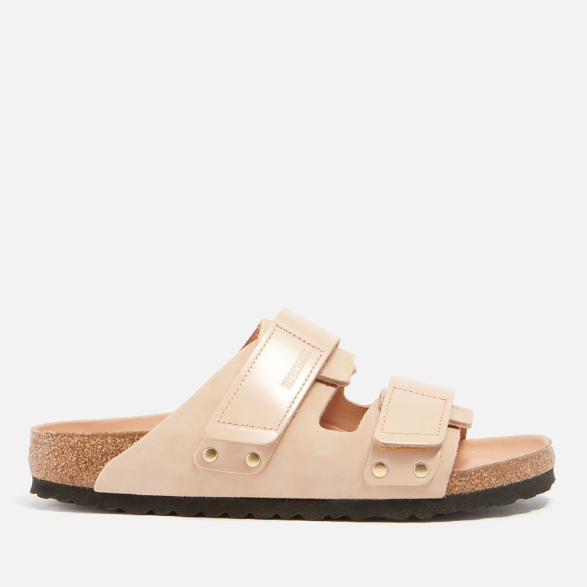 Sneakers och skor Birkenstock Women's Uji Nubuck and Patent Leather Sandals - UK 3.5 Beige | 1026544