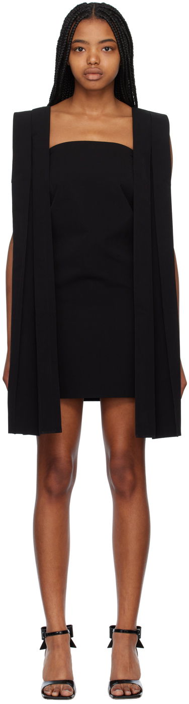 Klä We11done Pleated Minidress Svart | WD-OP1-23-011-W-BK