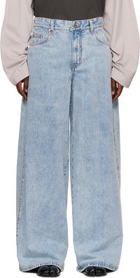 We11done Oversized Low-Rise Jeans