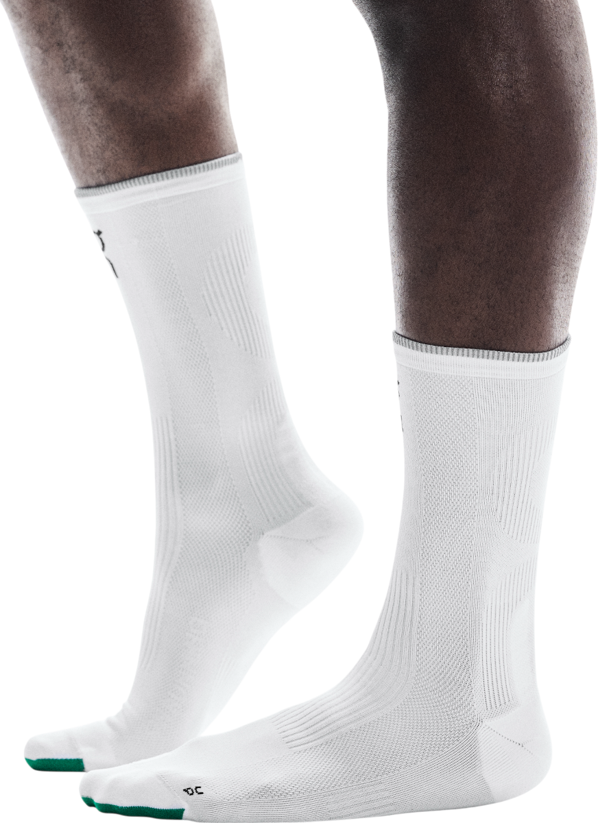 Strumpor On Running On Running Elite Run High Socks Vit | 2uf10010924, 0