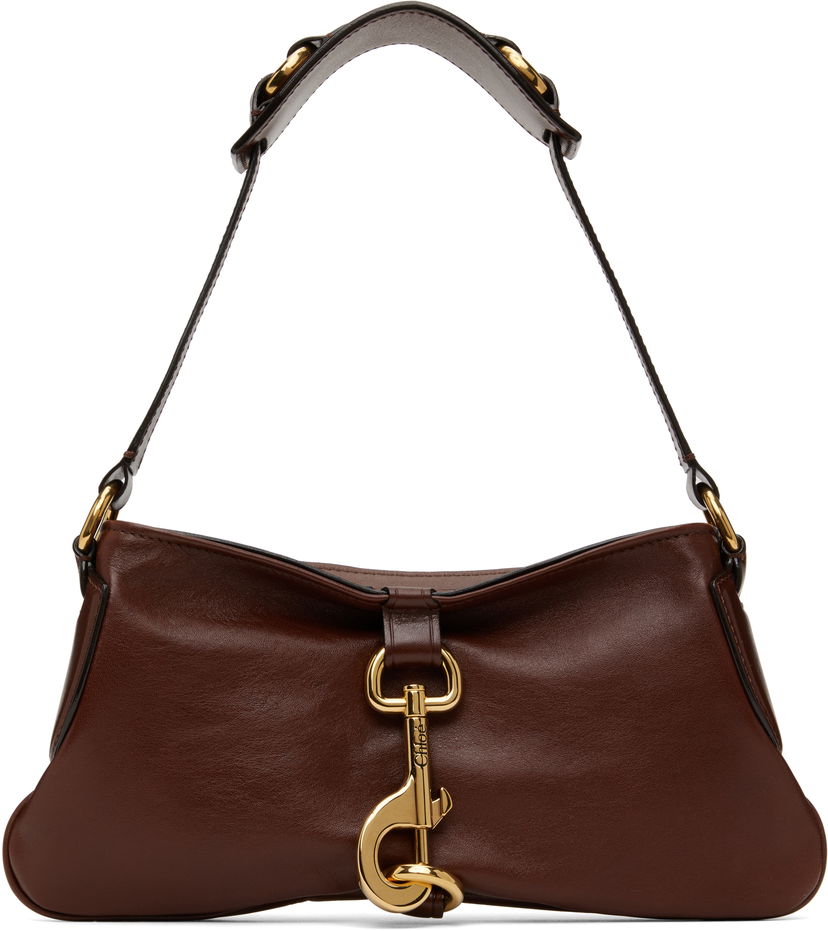 Handväska CHLOÉ Chloe Kerala 25 Shoulder Bag Brun | CHC25SS743O49