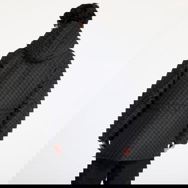 Pufferjacka DAILY PAPER Oba Cotton Monogram Puffer Svart | 2421105, 4