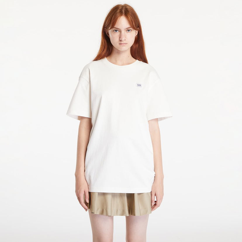 T-shirt Lee Ww Tee Ecru Vit | 112355532