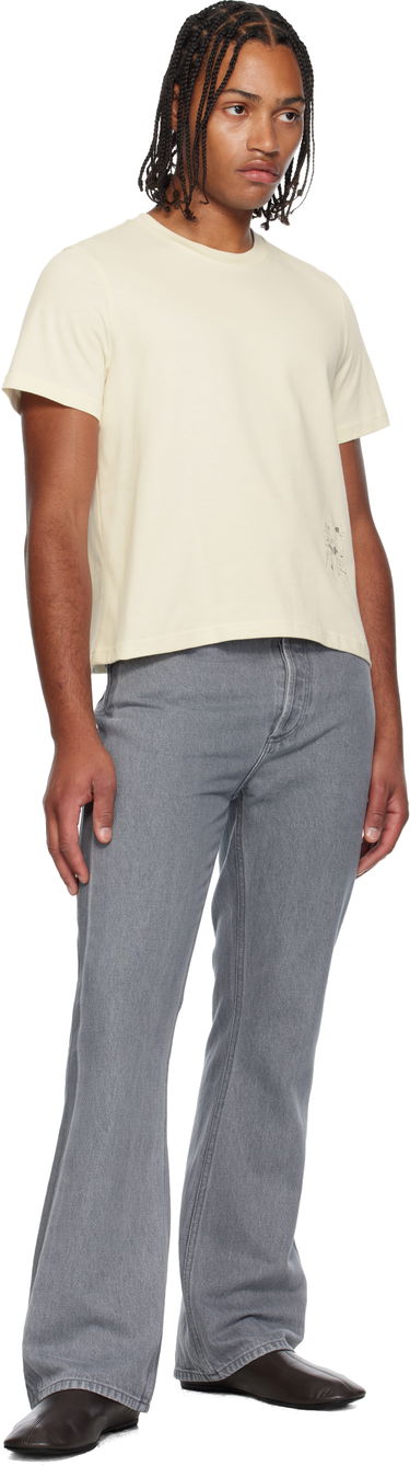 T-shirt JW Anderson JW Anderson Mini Graphic T-shirt Beige | JT0315-PG1510, 3