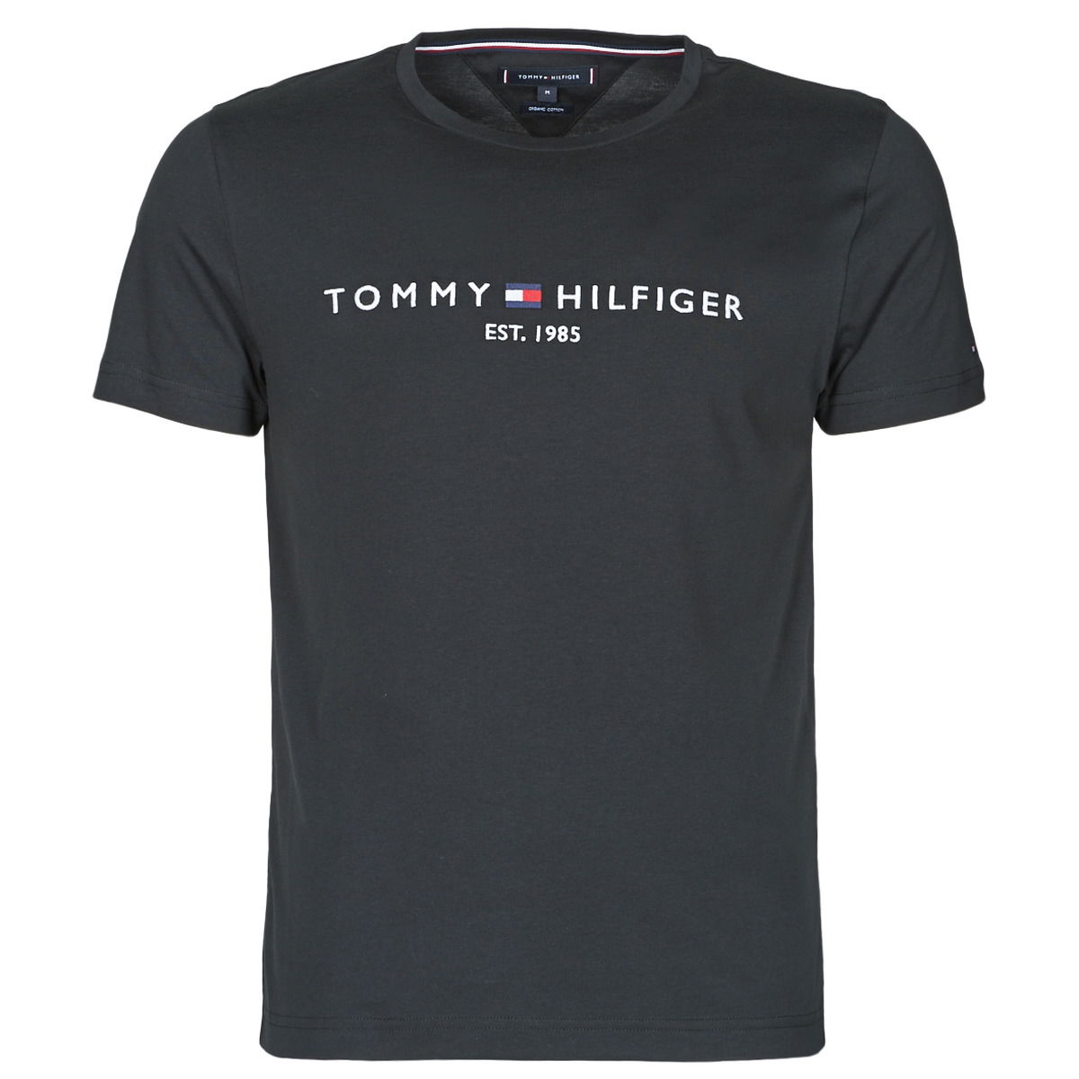 T-shirt Tommy Hilfiger CORE TOMMY LOGO TEE Svart | MW0MW11465-BAS-NOS, 0