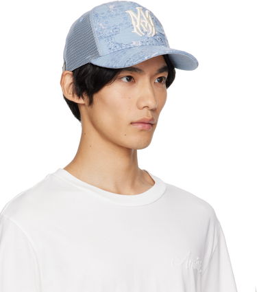 Keps AMIRI AMIRI Bandana Repair Trucker Cap Svart | AMHATR1028, 3