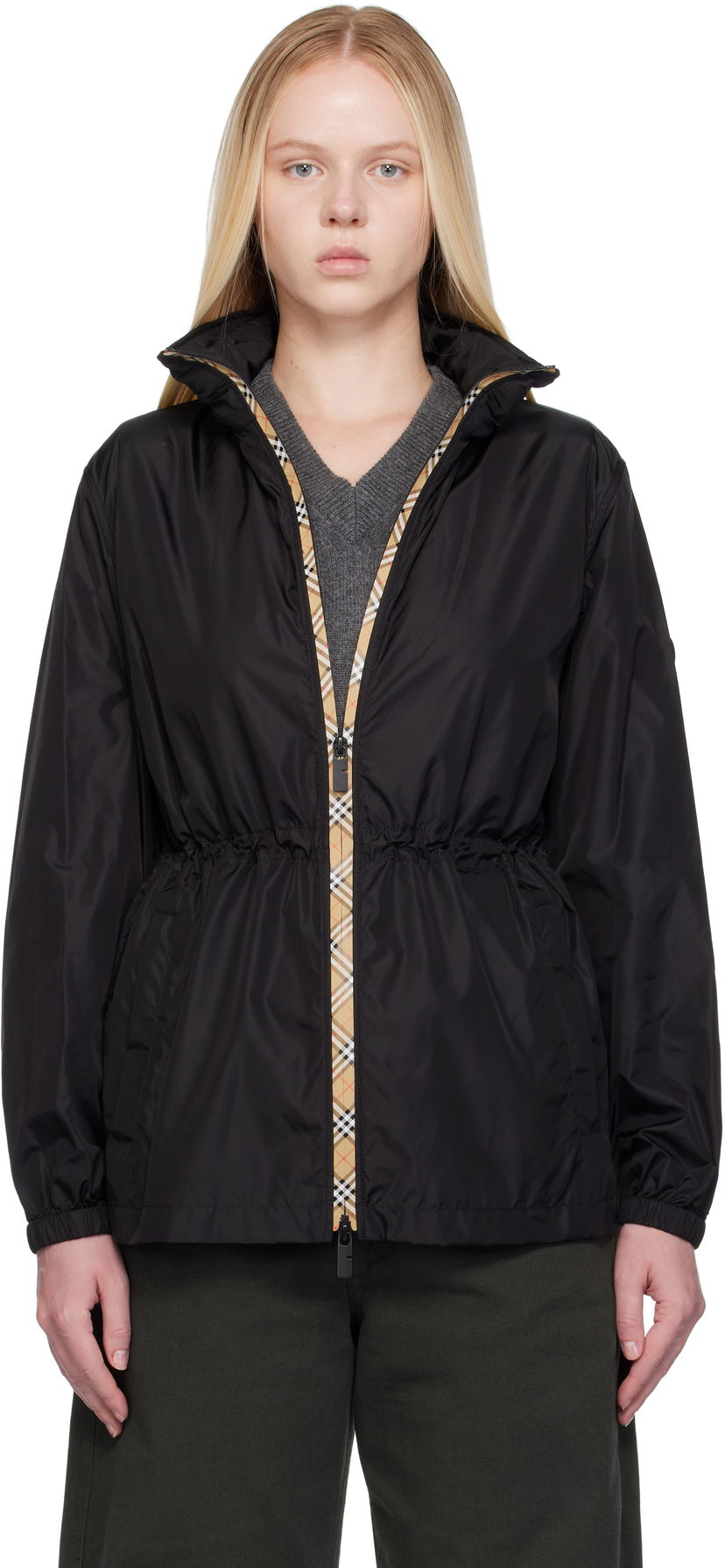 Vindjacka Burberry Burberry Blackpool Jacket Svart | 8113815