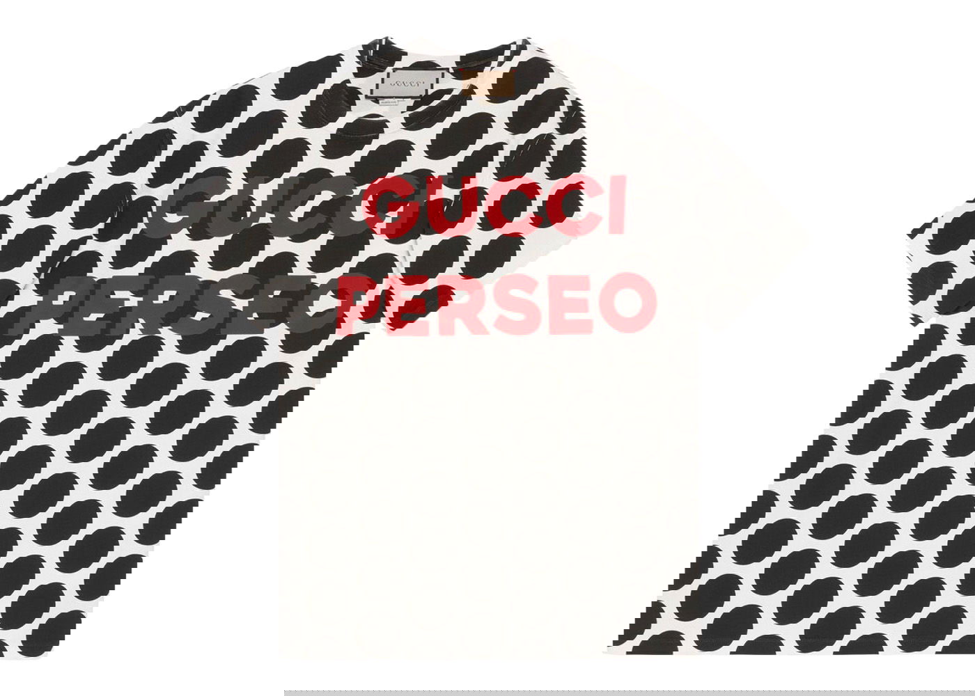 T-shirt Gucci Perseo Polka Dot Print T-Shirt Flerfärgad | 548334 XJE8B 9275, 0