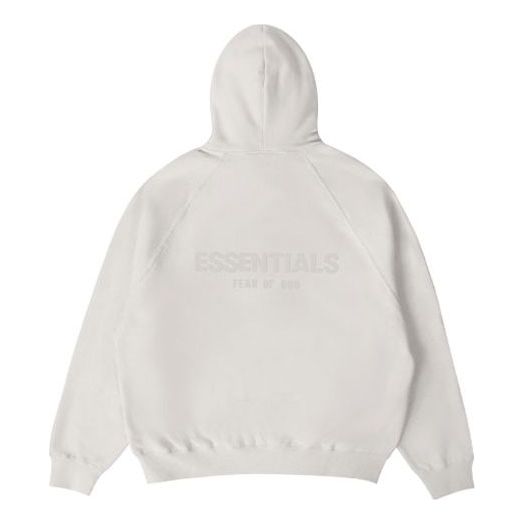 Sweatshirt Fear of God Essentials 3D Logo Hoodie Vit | 192BT212250F