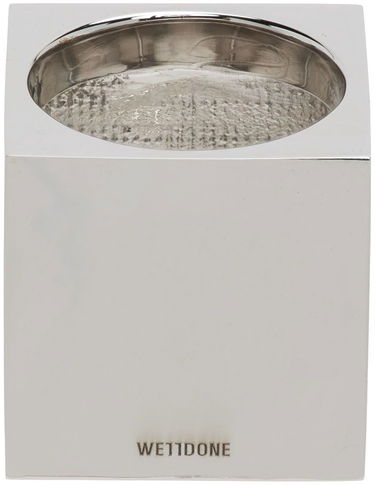 Ljus We11done Square Logo Dice Ring Svart | WD-AJ1-22-703-U-BK, 3