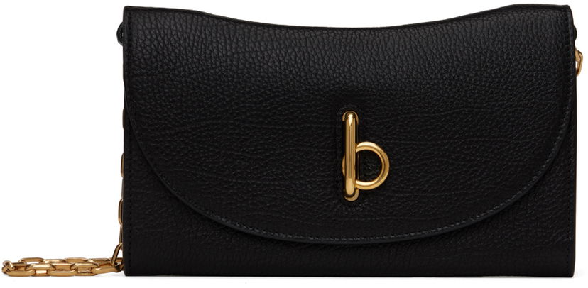 Plånbok Burberry Chain Strap Wallet Bag Svart | 8095481