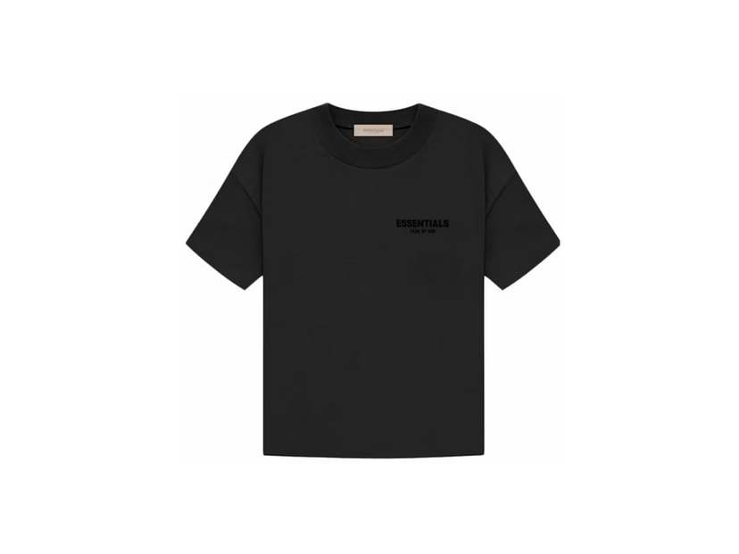 T-shirt Fear of God Essentials S22 T-shirt Black Limo Svart | 125BT212060F