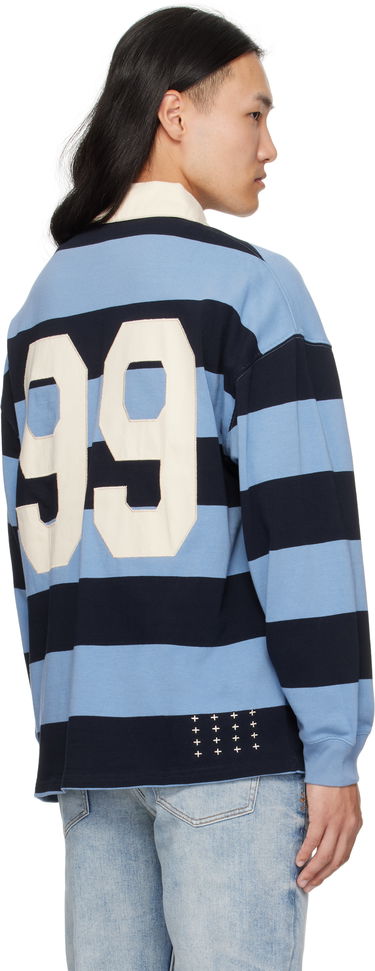 Polotröja Ksubi Ksubi Rugged Rugby Jersey Polo Blå | MFA25FT001, 2