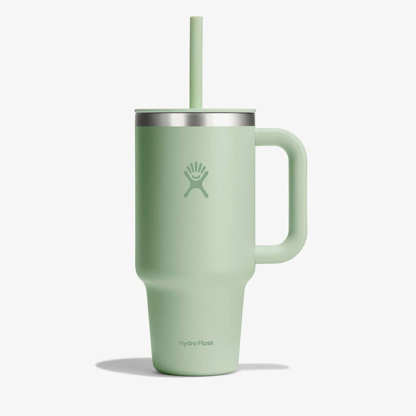 Dricksflaska Hydro Flask 946ml Travel Tumbler with Handle and Straw Universal Grön | TT32PSC338