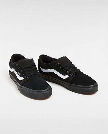Sneakers och skor Vans Chukka Low Sidestripe Shoes (black/black/whi) Unisex White, Size 2.5 Svart | VN0A5KQZB8C, 1