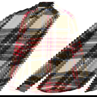 Skjorta Polo by Ralph Lauren Ralph Lauren Polo Flannel Check Classic Fit Overshirt Size Large Flerfärgad | 710981126001-NAT, 0