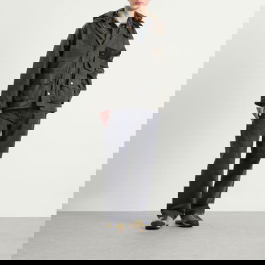 Jacka Barbour Heritage + Modified Solway Wax Jacket Size Large Grön | MWX2479OL71, 4