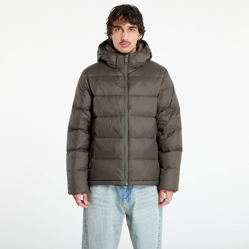 Jacka CALVIN KLEIN Calvin Klein Jeans Zip Off Hooded Nylon Jacket Grön | LV04RC518G PAR
