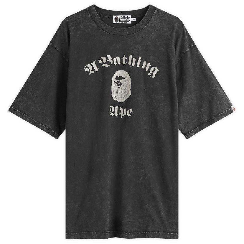 T-shirt BAPE A Bathing Ape Over Dye T-Shirt Svart | 001CSK301009M-BLK