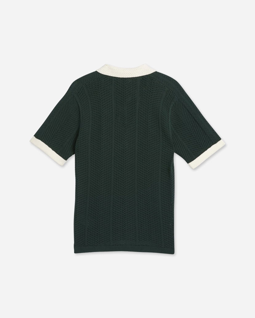 Polotröja adidas Originals CLOT by Edison Chen Pique Polo Grön | IK2942