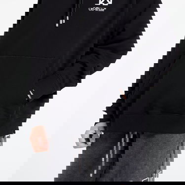 Sweatshirt Off-White Off-White Small Arrow Skate Hoodie Svart | OMBB085F25FLE0151001, 2