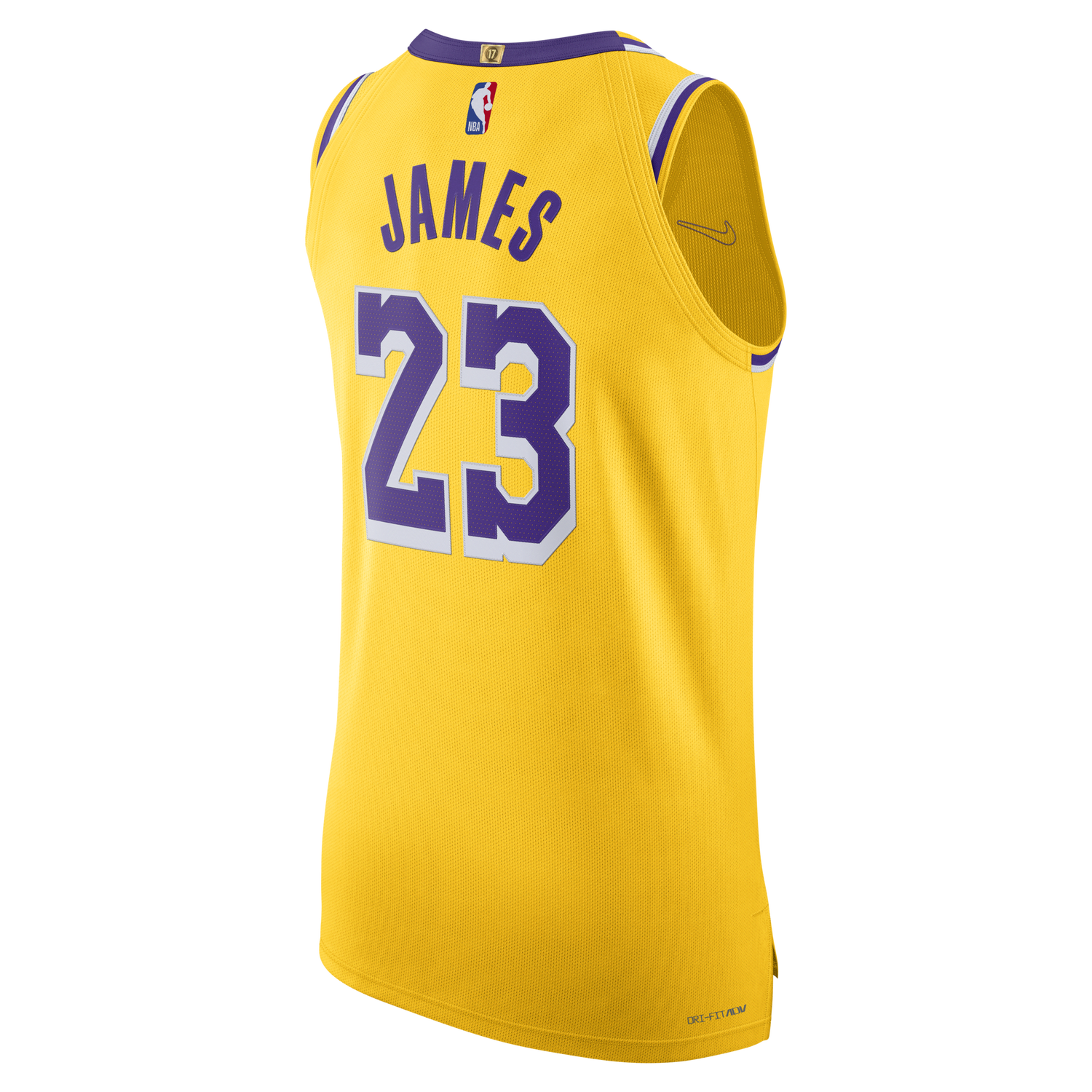 Jersey Nike Dri-FIT ADV NBA Authentic Los Angeles Lakers Icon Edition 2022/23 Gul | DM6028-731, 1