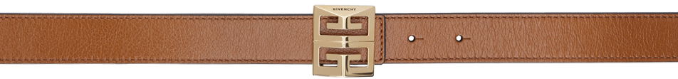 Bälten Givenchy Givenchy Reversible Leather Belt Brun | BB4079B24K222, 0