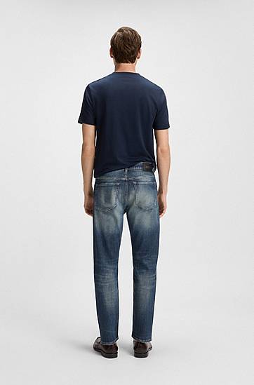 Jeans BOSS Stretch Denim Jeans Blå | 50546630, 1