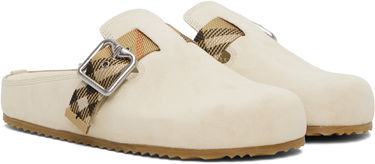 Kläder Burberry Burberry Urchin Suede Mules Beige | 8113303, 3
