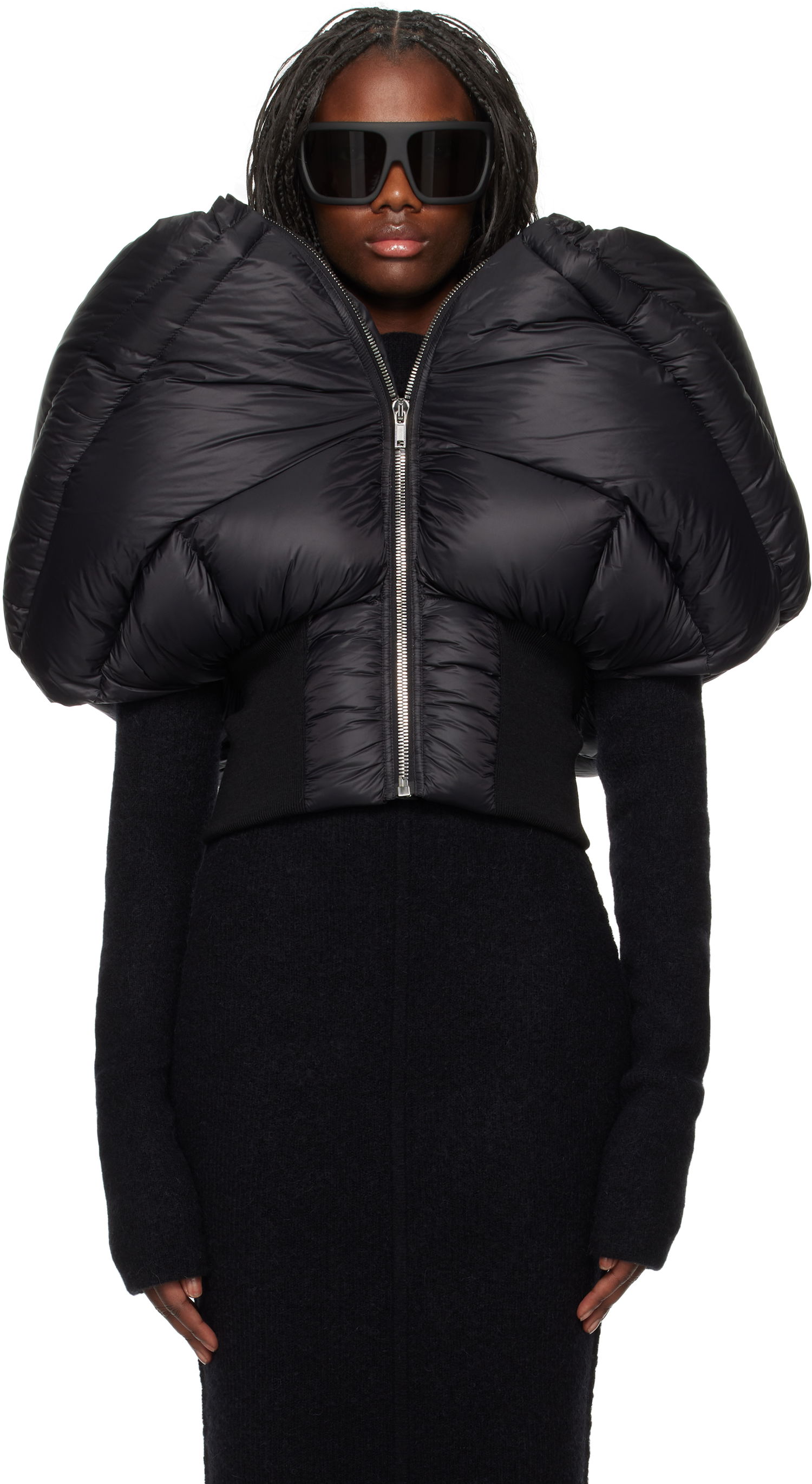 Pufferjacka Rick Owens Down Jacket Mini Svart | RO02D3790 NPDX, 0