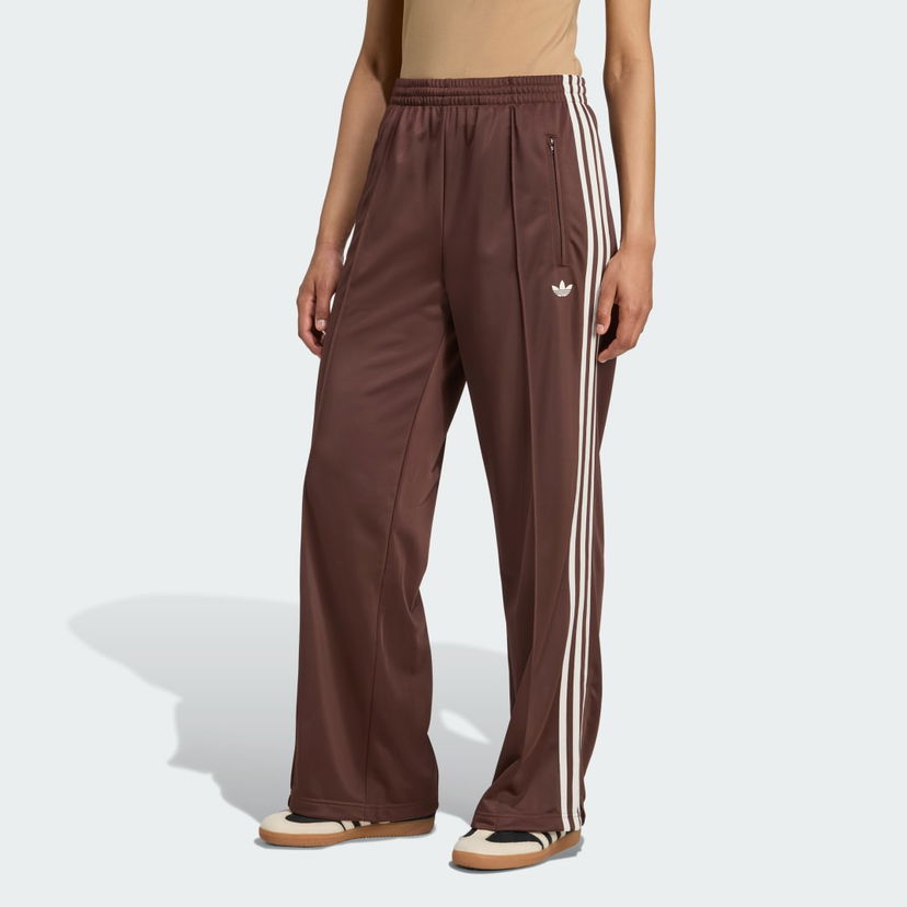 Träningsbyxor adidas Performance Adicolor Classic Firebird Loose Track Pants Brun | KD2526