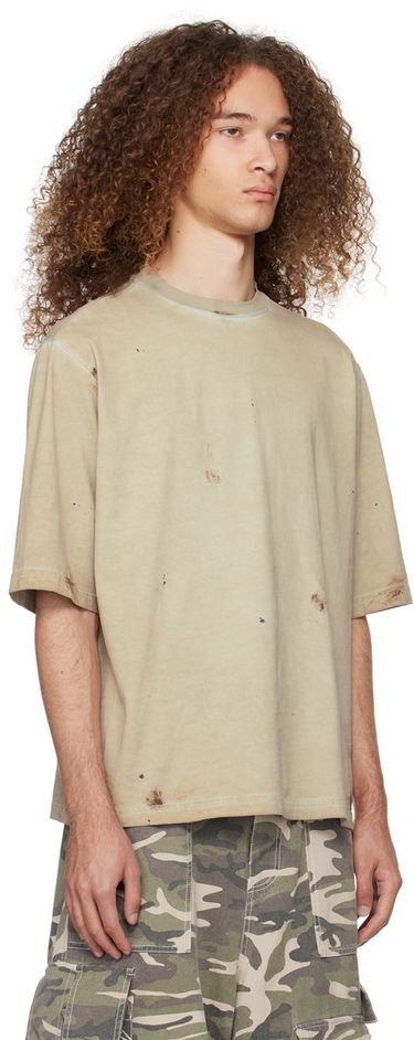 T-shirt We11done We11done Faded T-Shirt Grön | WD-TT0-24-895-U-BG, 1