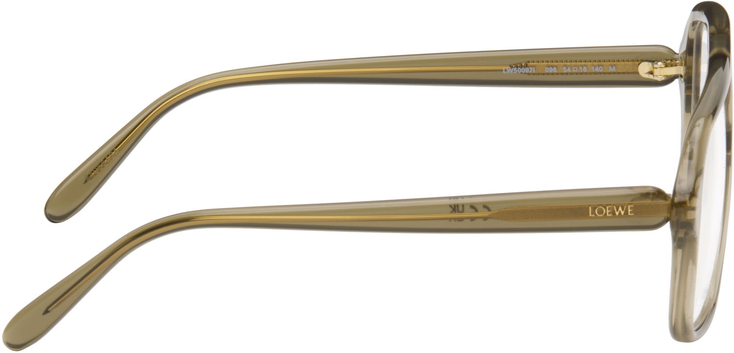 Solglasögon Loewe Loewe Slim Aviator Glasses Grå | LW50097IW54096 192337224768, 1