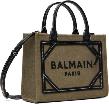 Tygpåse Balmain Balmain B-Army Small Tote Bag Grön | DN1FE809TDVY, 1