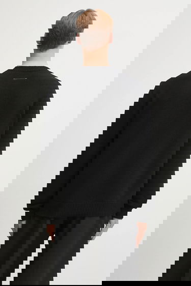 Sweater Maison Margiela MM6 Maison Margiela Wool Sweater Svart | SH2HL0030.M13168.900S, 2